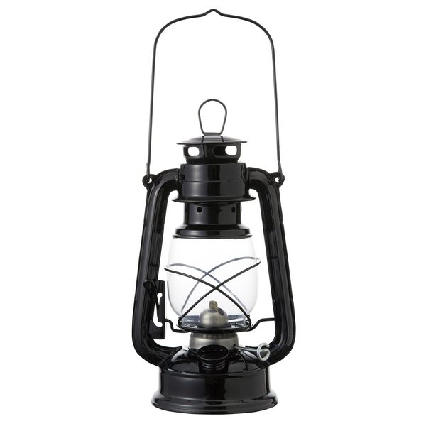Kameyama SJ574-0020BK Oil Lantern, Black