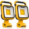 Work Light for Dewalt 20V Max: Cordless 2 COB 64W 6400Lumen Bright - Battery ...