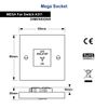 White Fan Isolator Switch 10A 3 Pole A311