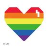 20 fogli arcobaleno tatuaggi per feste e Make Up divertimento