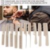 Hair Cutting Combs, 10pcs Professional Anti-static Heat Resistant Hairdressing Comb Barber Hair Styling Comb With Measure Scale For Salon Or Personal Use(1#)