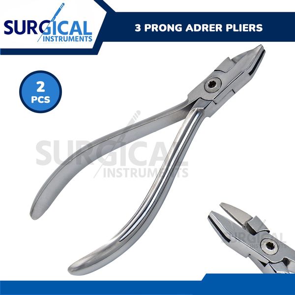 2 Pc Pliers Clasp Adjusting Dental Orthodontic Surgical Instruments German Grade