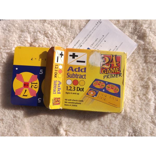24 GAME Addition and Subtraction - 48 Cards