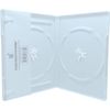CheckOutStore (6) Premium Standard Double 2-Disc DVD Cases 14mm (White)