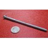 Galvanized Hex Head Lag Screw 1/4" Threads x 5.0" Length, 25 pcs