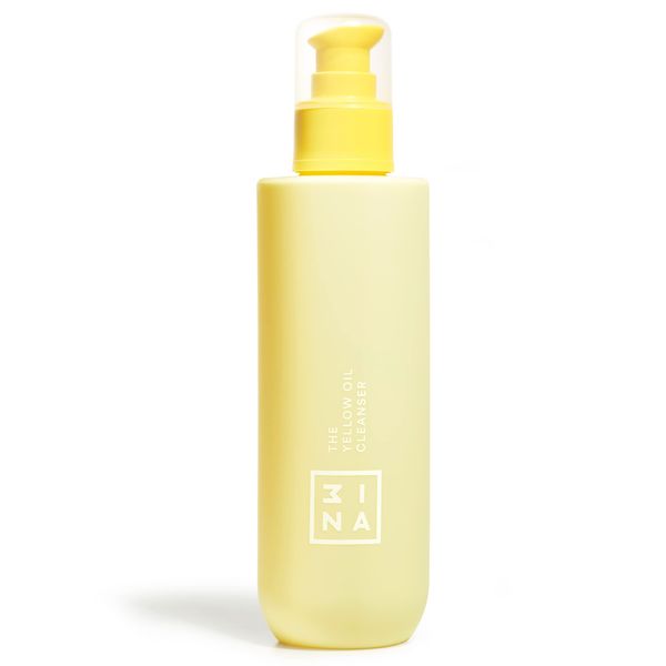 3INA MAKEUP - Vegan - Cruelty Free - The Yellow Oil Cleanser - Yellow - Oil Face Wash - Hydrating Oil Face Cleanser with Plumper - Moisturizing Oil Makeup Remover - Dry and Sensitive Skin Included