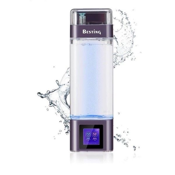 Portable Hydrogen Water Bottle Deluxe Version, Up to 9000ppb Concentration (A5)