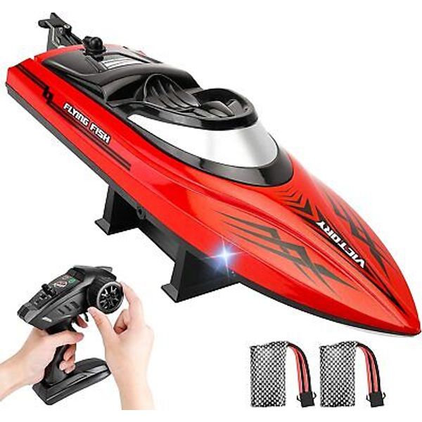 Fast Speed RC Boat 20+MPH Electric Racing Boat Hobby RTR Adults Kids Outdoor Toy