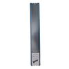 24" Matte Black Linear Channel Drain (Model 133-055T01) Tile-In Grating Drain