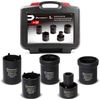 Spindle Nut Socket Tool Kit, 5 Piece, Remove Spindle Nuts, Various Size Lug Out