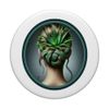 Crazy Aloe Vera Lady Aloe Vera PopSockets Swappable PopGrip