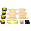 sb components 4-Wheel Robot Smart Car Chassis Kits with Speed Encoder for Raspberry Pi and Arduino projects