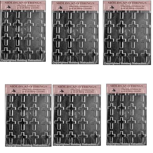 Cross Chocolate Candy Mold Religious candy mold Copyrighted Chocolate Molding Instructions
