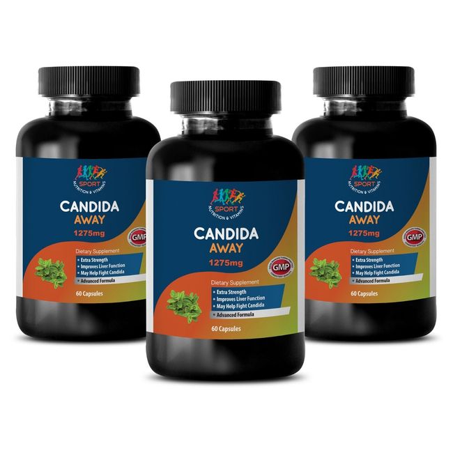 CANDIDA AWAY Cleanse&Detox Antifungal, Antibacterial Chronic Fatigue 3B