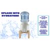 New Wave Enviro Natural Wood Water Dispenser Counter Stand, Natural Wood Finish, Easy Assembly with included hardware, 7 inch height