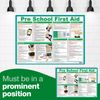 Safety First Aid Group Group Pre School First Aid Poster, Laminated, 59x42cm