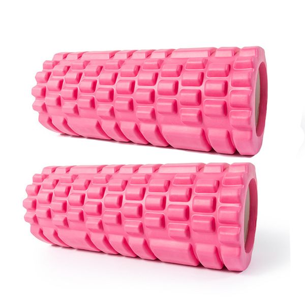 Make it home training half-protrusion foam roller 33cm 2P, pink_2733