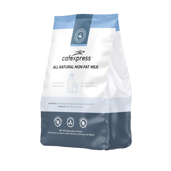 Cafe Xpress 100% All Natural Milk Powder - 8 x 22 oz. bag