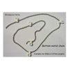 METAL Bottom Chain for 89mm/3.5" Vertical Blinds -300 clips