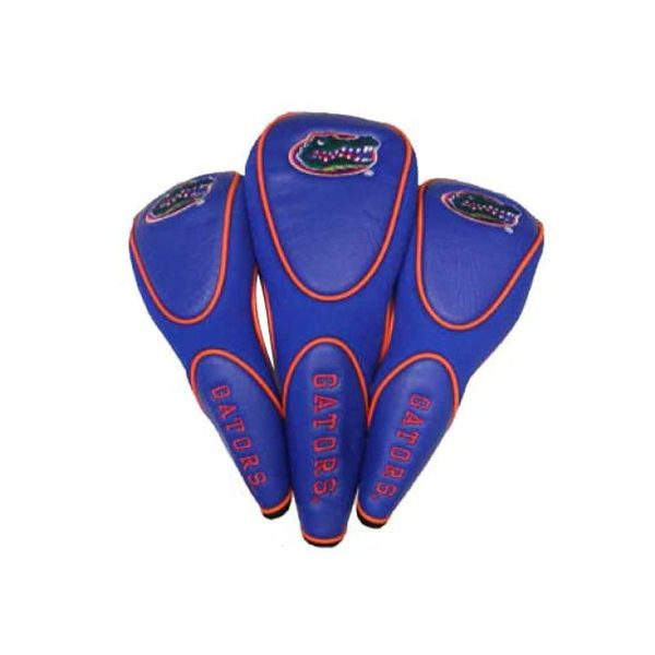 Team Golf NCAA Florida Gators Contour Golf Club Headcovers (3 Count) Numbered 1, 3, & X, Fits Oversized Drivers, Utility, Rescue & Fairway Clubs, Velour lined for Extra Club Protection