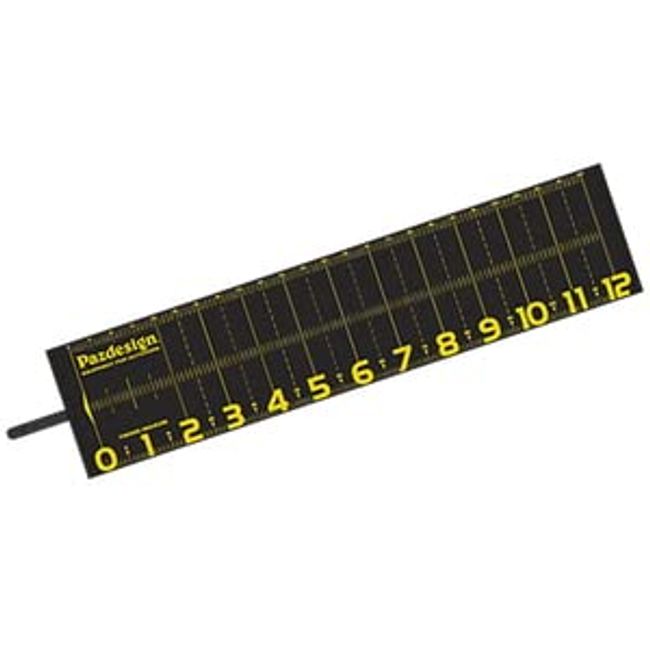 Puzzle Design Protect Measure 120 II Black/Yellow Size: 11.8 x 52.4 inches (30 x 133 cm) (Measure 47.2 inches (120 cm)