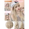 M Grande DY37A Basic Line Wig, Supervised by Active Top Stylist, 6 Piece Set, Women's Wig, Long, Natural, Face Slimming, Full Wig (Gold Beige, DY37A)