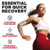Premium Elastic Bandage Wrap - 2Pack + 4 Extra Clips - 4” Wide - [Extra Long] - 9ft not Stretched - Compression Bandage Wrap