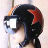 T.Y.G.F Helmet Visor 3 Snap Motorcycle Universal Shield Aviation Shield Silver Mirror Unisex (A)