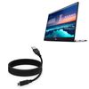 BoxWave Cable Compatible with Dell P1424H - DirectSync - USB 3.0 A to USB 3.1 Type C, USB C Charge and Sync Cable - 6ft - Black