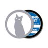 Cat 90mm Magnetic Parking Permit Windscreen Disc Holder, Silver