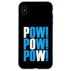 Blue POW!x3 Blue Color Graphic Case for iPhone XS Max