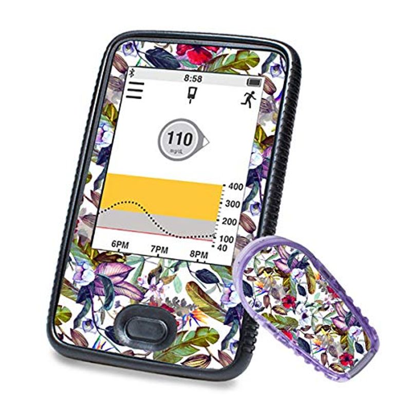 Dexcom G6 Sticker (Receiver + Transmitter) - Wild Flowers | Diasticker ...