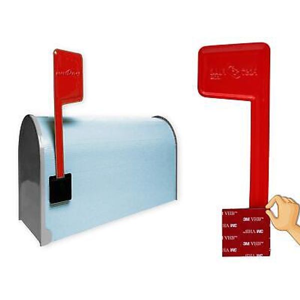 Universal Peel And Stick Replacement Mailbox Flag Replacement no Tools Required