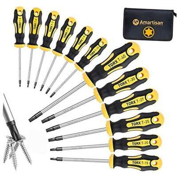 12-Piece Magnetic Torx Screwdrivers Set, Magnetic Torx New Torx Screwdrivers