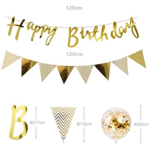 Happy Birthday Balloons, Star Balloons, Aluminum Numbers (6), Children's Birthday Party, Luxurious, Birthday Decoration, Gold (yj-xx06)
