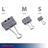 Officemate EZ Binder Clips, Large Size, 12/Box, Gray (99200)