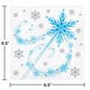Creative Converting Snow Princess Wand Napkins, 16 ct