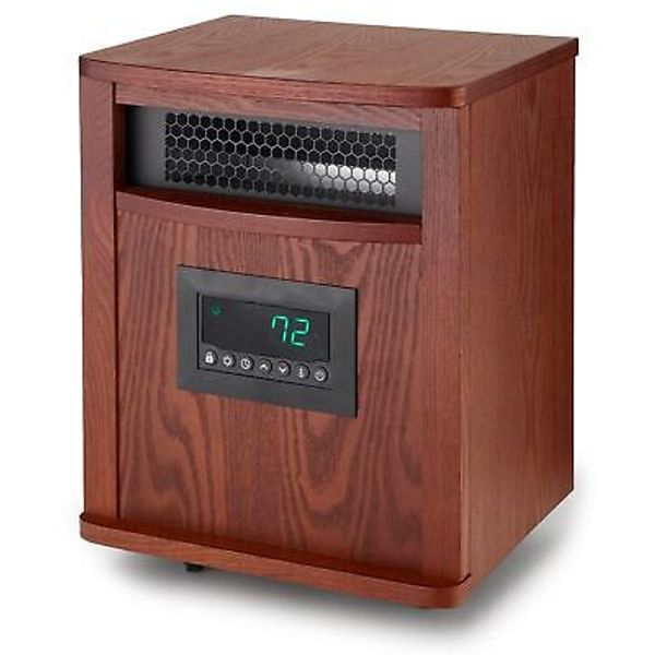 LifeSmart LifePro 1500W Portable Electric Infrared Quartz Indoor Space Heater...