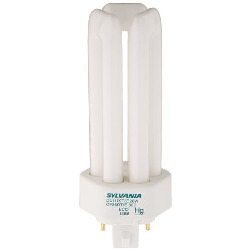Sylvania 20767 Compact Fluorescent 4 Pin Triple Tube 2700K, 26-watt
