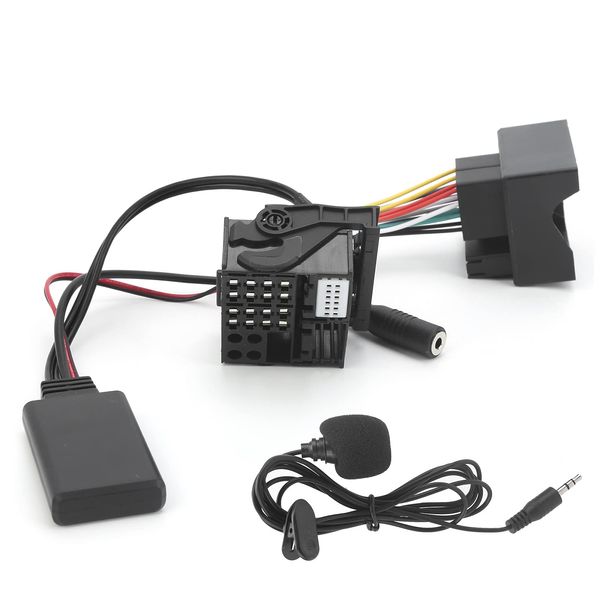 Car Bluetooth Module with Microphone,Bluetooth 5.0 AUX Cable,150cm/59.1in for E60 E63 E64 E65 E66 E87,for M ASK ASK CD and CCC