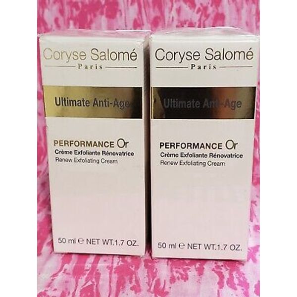 2X-Coryse Salome Ultimate Anti-Age Renew Exfoliating Cream 1.7 oz SEALED