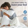 Queen/Standard Size Memory Foam (Adjustable Fill) Bed Pillows Set of 2 - Cooling