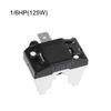 Sourcingmap Refrigerator Relay 15 Ohm 2 Pin + Freezer Compressor Thermal Overload Protector 1/6HP 125W