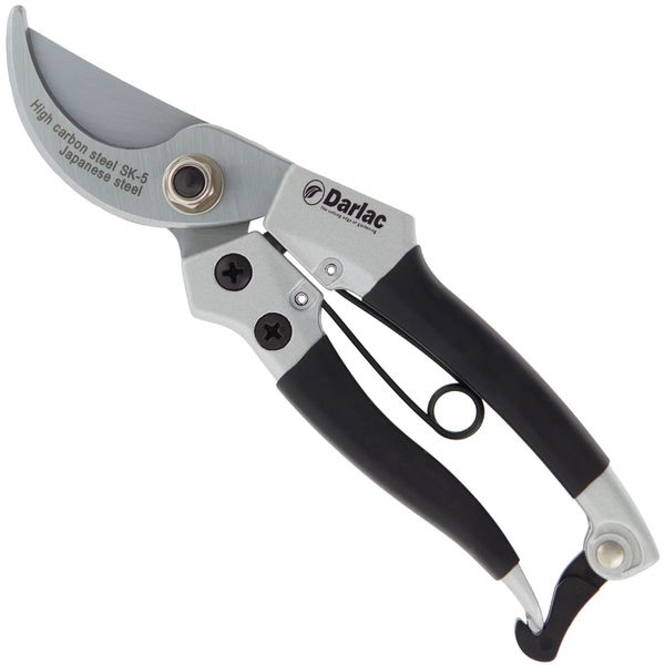 Darlac Compact Plus Pruner - Razor Sharp, Lightweight Bypass Secateurs - Ideal for General & Fine Pruning, Flower Arranging - SK5 High Carbon Japanese Steel - Easy Use Catch - 20mm Cut Capacity