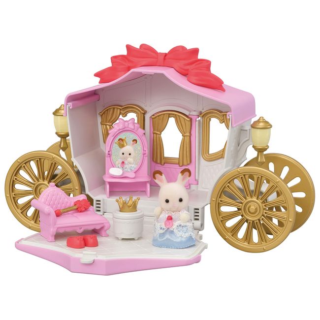 Sylvanian Families Co-68 Princess and Stylish Carriage Set