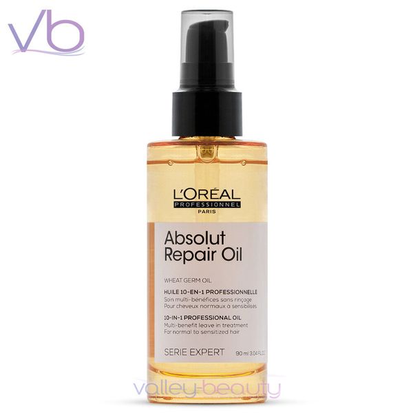 L'OREAL Absolut Repair Wheat Germ Oil | 10-in-1 Multipurpose Treatment, NEW