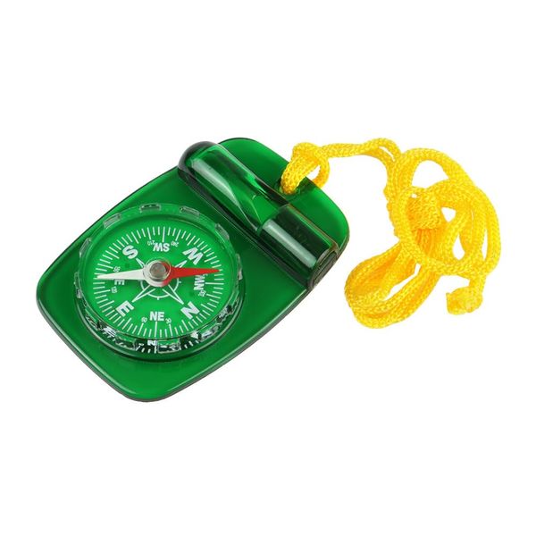 Skywalker Lanyard Compass with Safety Whistle (Green)