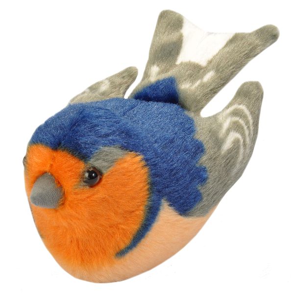 Wild Republic Audubon Birds Barn Swallow Plush with Authentic Bird Sound, Stuffed Animal, Bird Toys for Kids and Birders