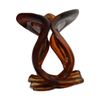 3.75 inch Concentric Circles Jaw Clip - Tortoise