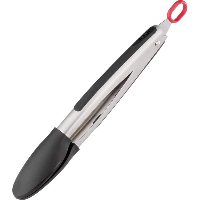 Tefal Ingenio Stainless Steel Smart Tongs Kitchen Tool K12620 Silver